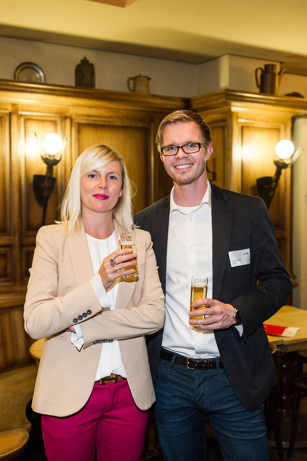 Patrycja Knorr und Sven Michel (beide: Cribb). Copyright: Markus Mielek/Cribb